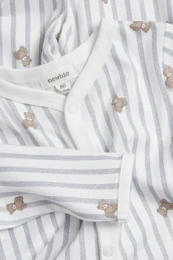 Stripete pyjamas med kosebamser