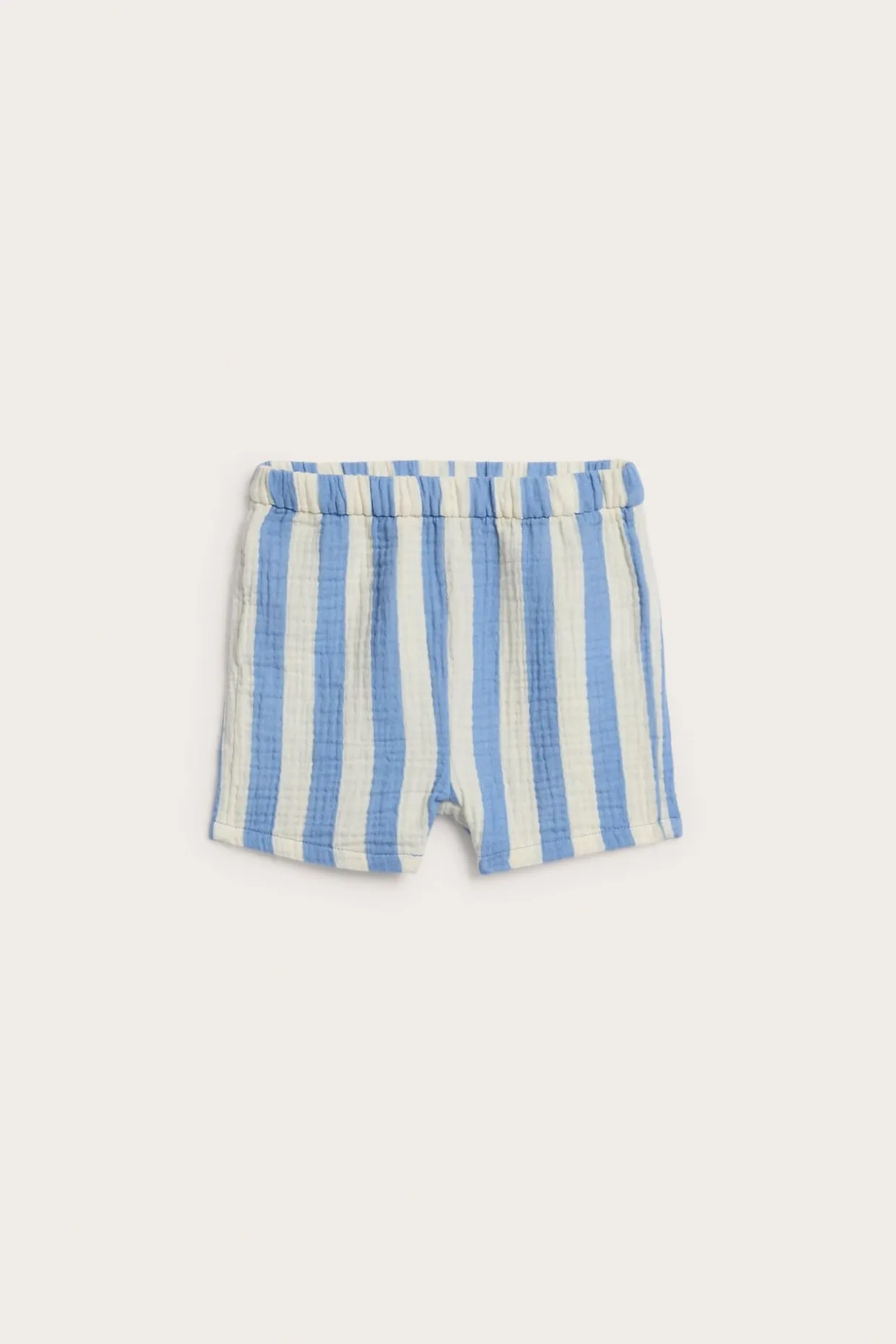 Stripete shorts i musselin