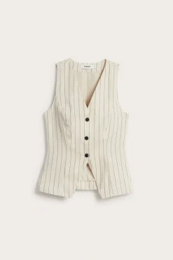 Stripete vest i linblanding