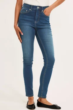 Super slim jeans high waist