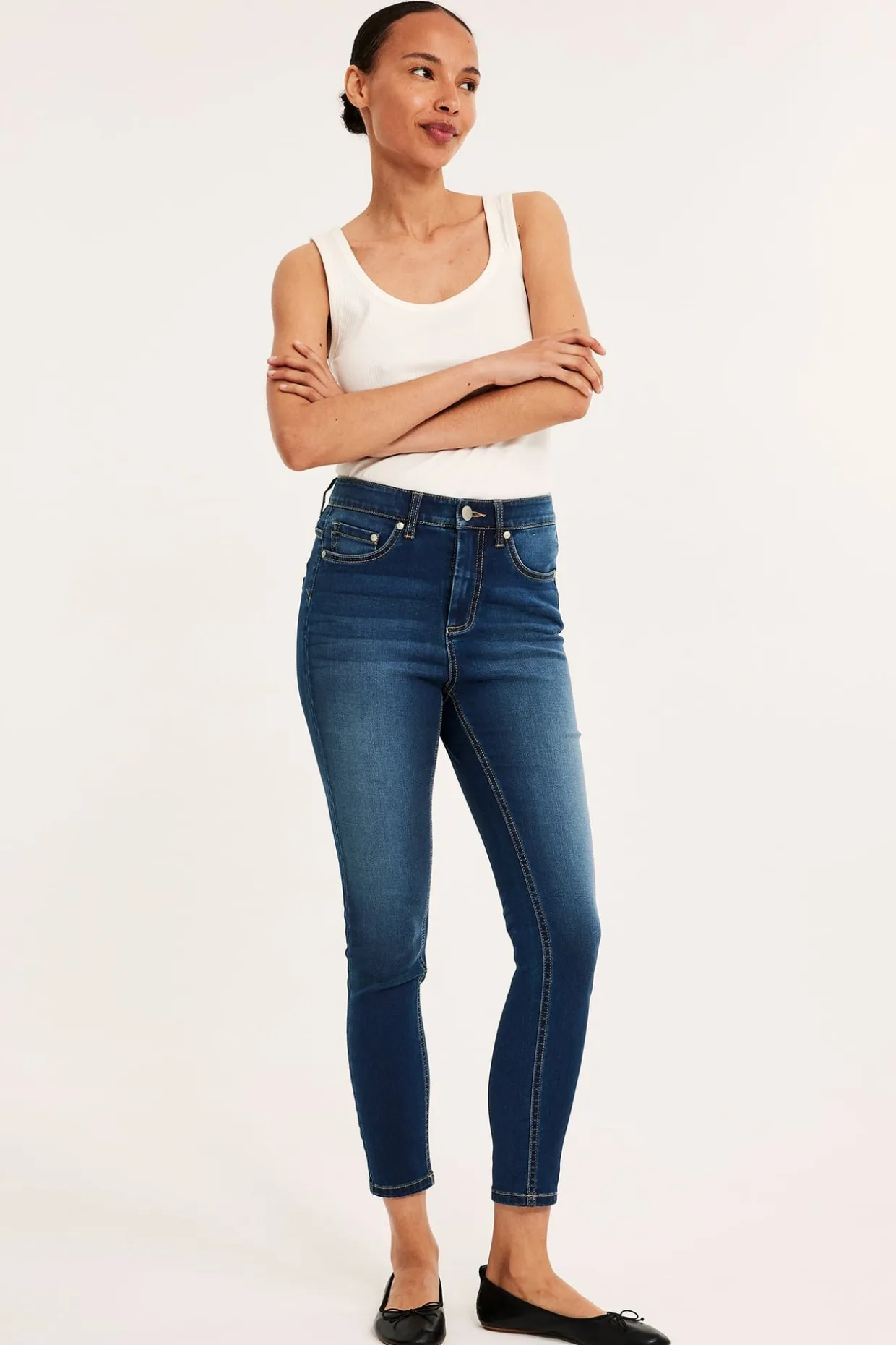 Super slim jeans short leg
