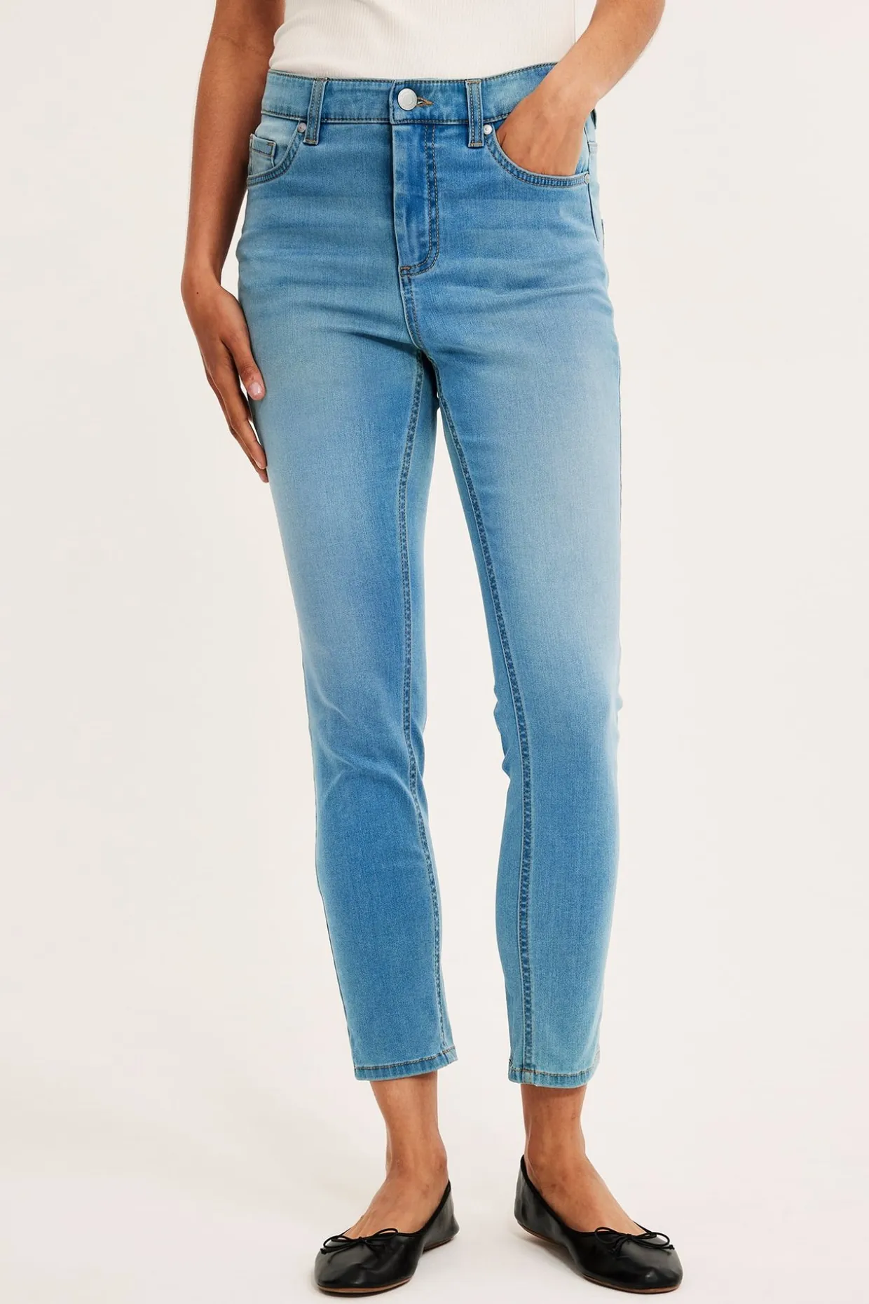 Super slim jeans short leg