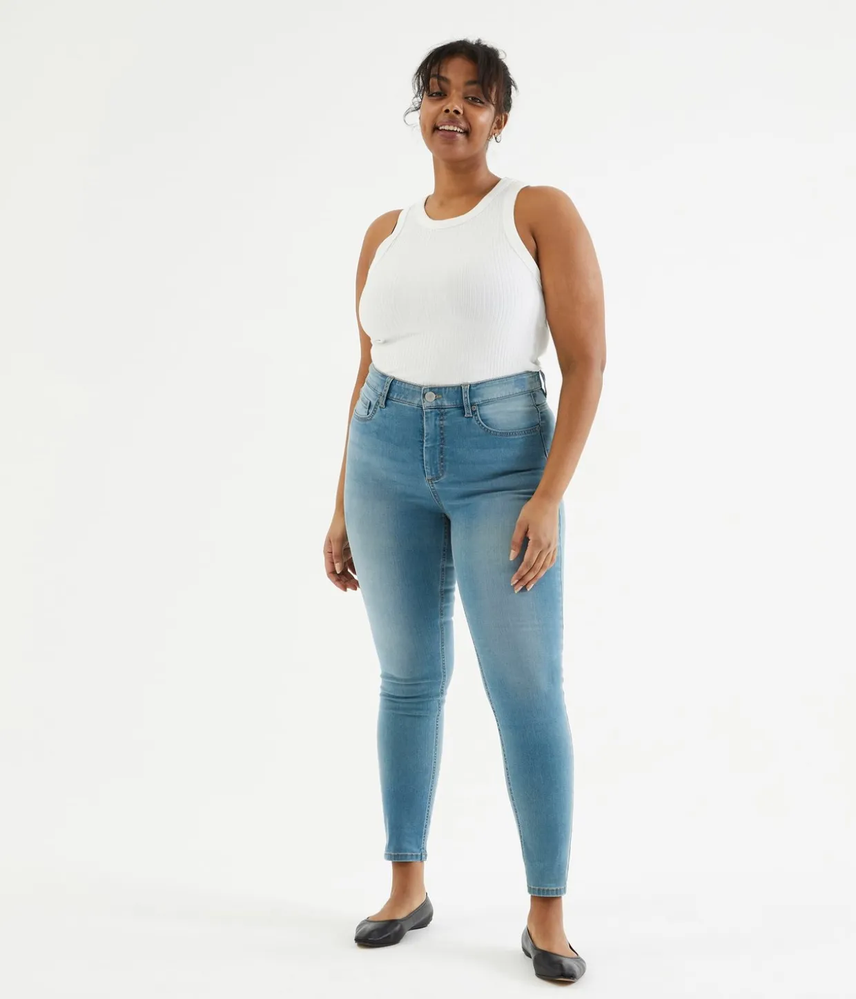 Super slim jeans short leg