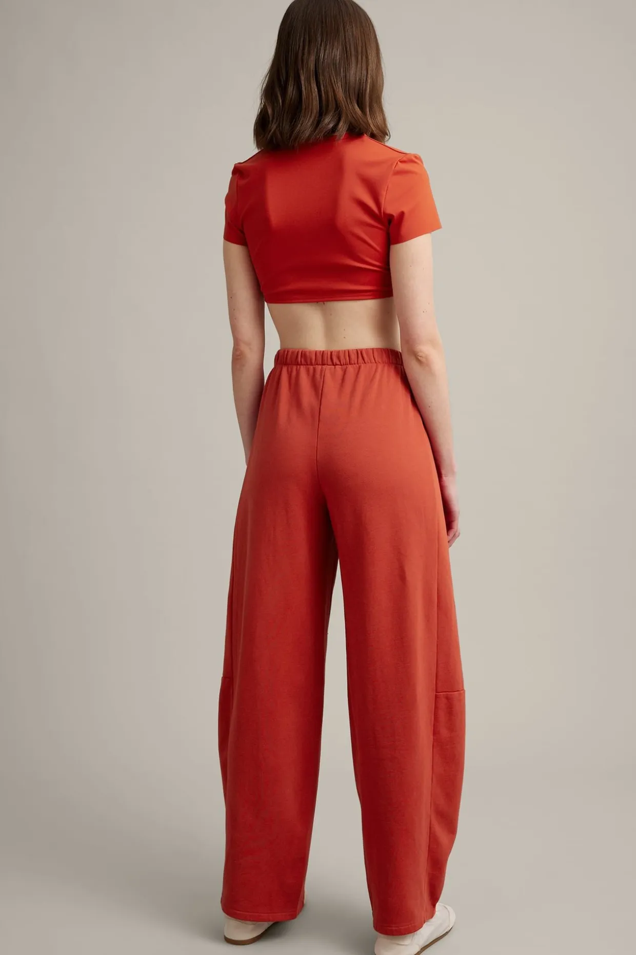 Sweatpants barrel fit