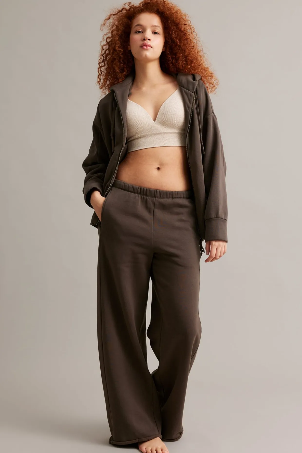 Sweatpants med vid passform