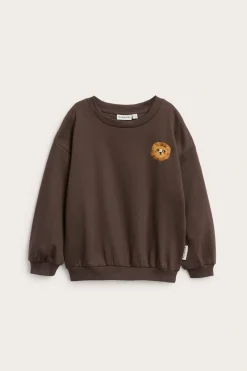 Sweatshirt med brodering