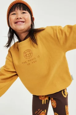 Sweatshirt med brodering