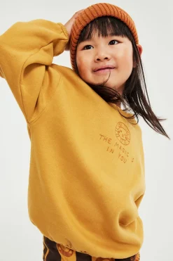 Sweatshirt med brodering