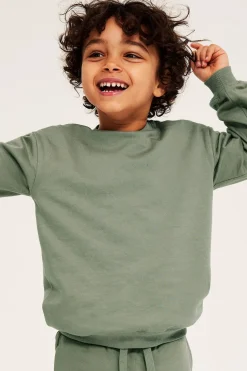 Sweatshirt med børstet innside