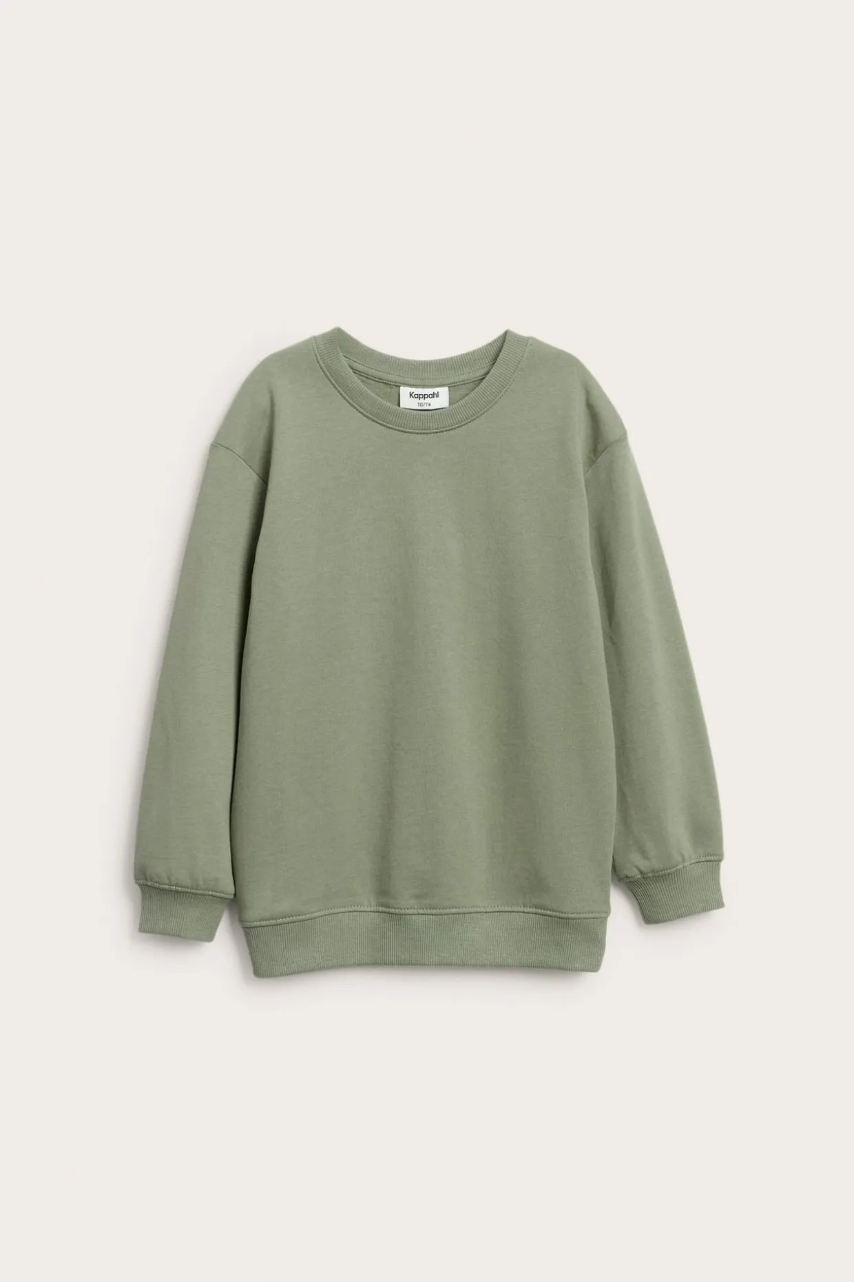 Sweatshirt med børstet innside