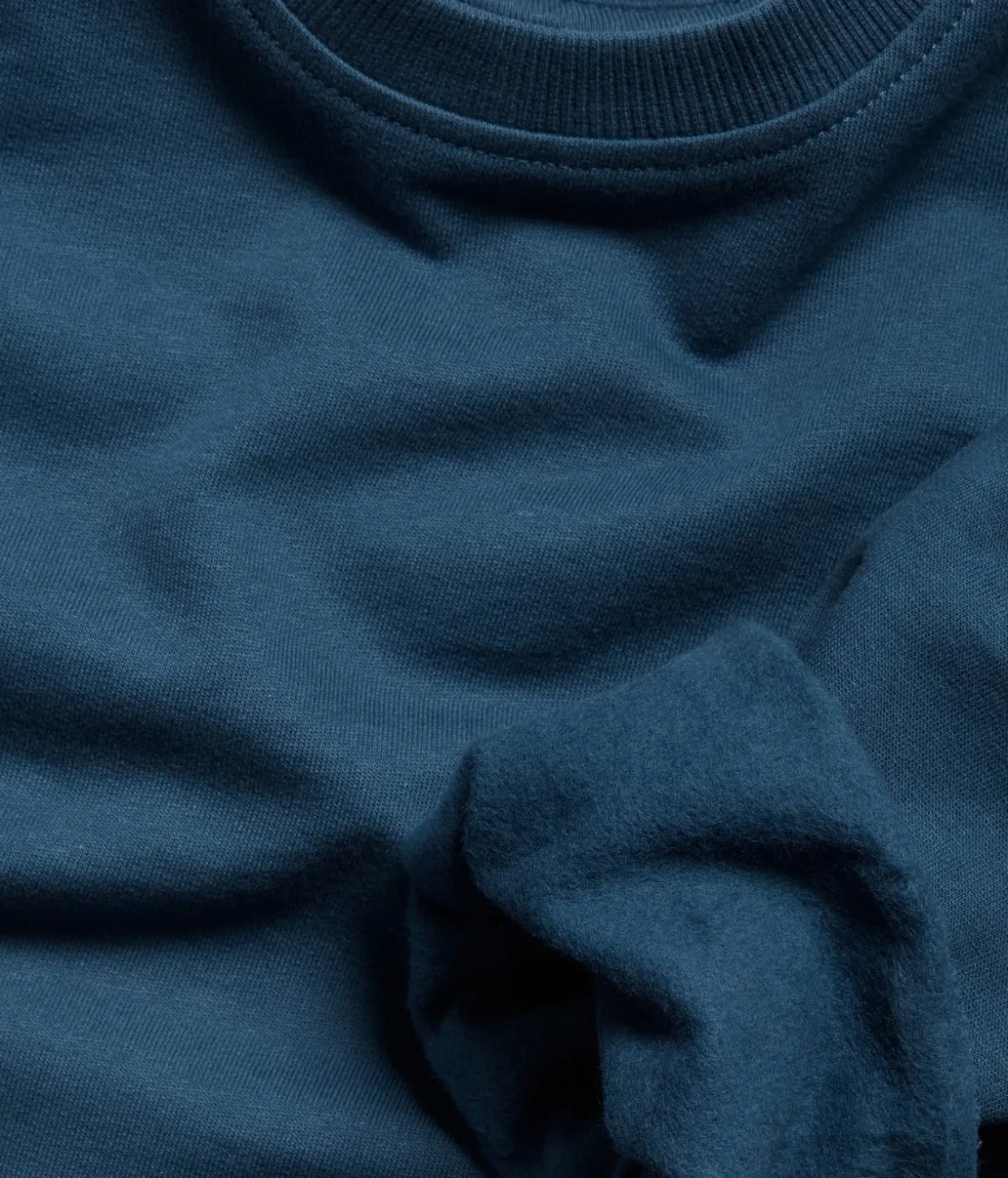 Sweatshirt med børstet innside