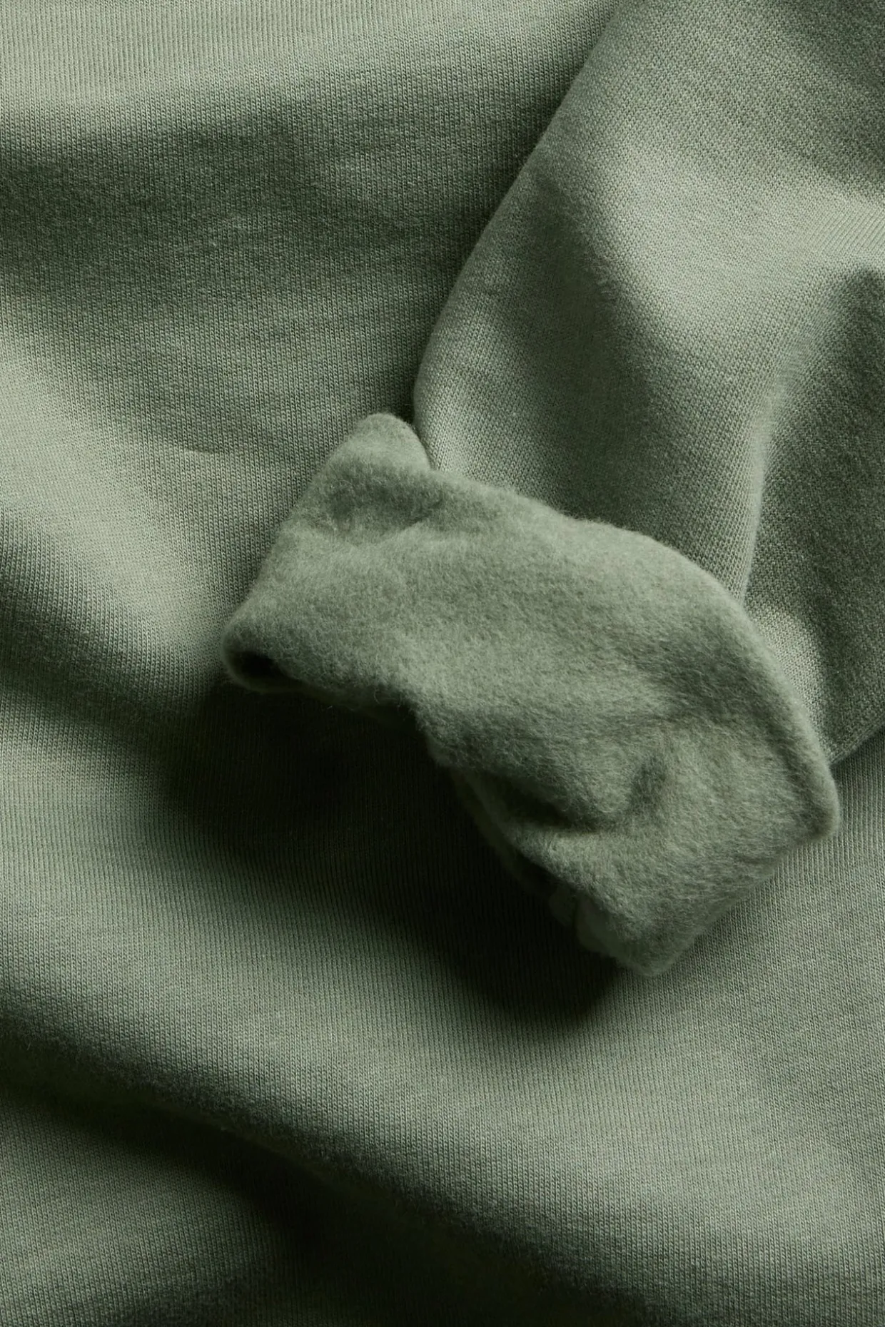 Sweatshirt med børstet innside