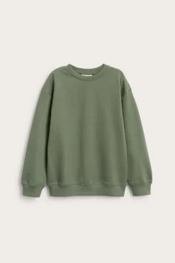 Sweatshirt med børstet innside