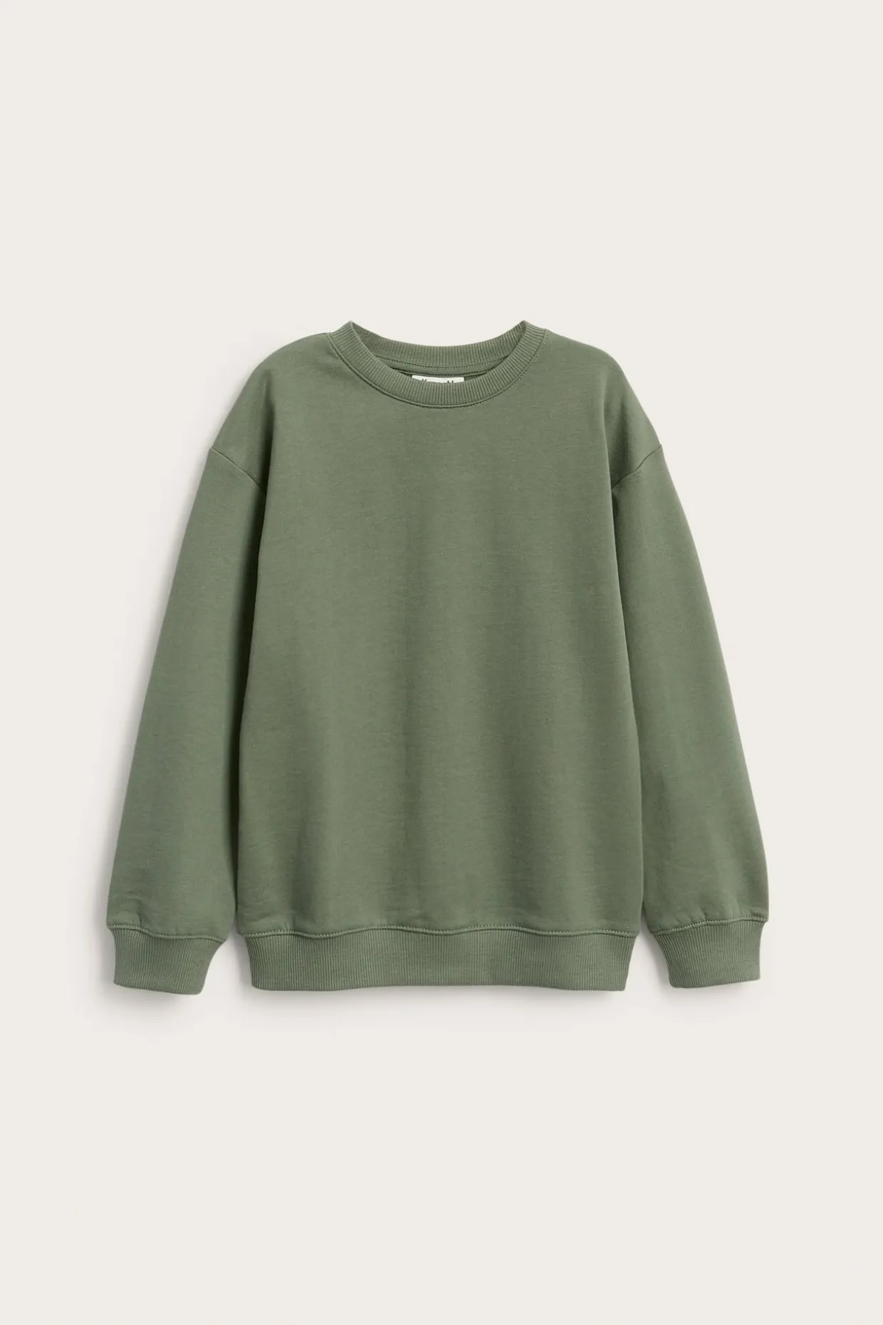 Sweatshirt med børstet innside