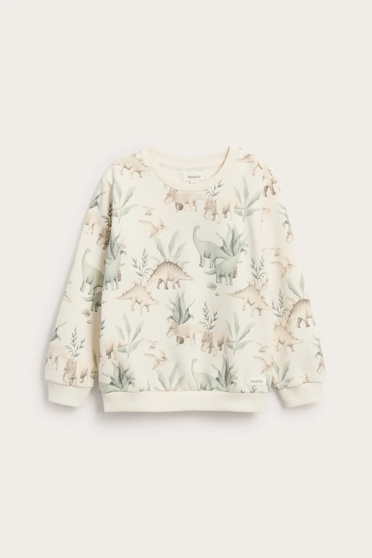 Sweatshirt med dinosaurer