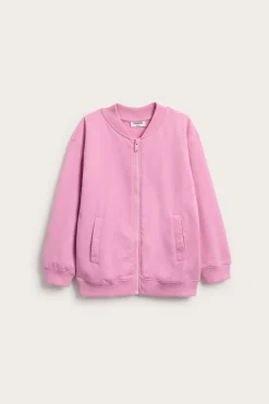 Sweatshirt med glidelås