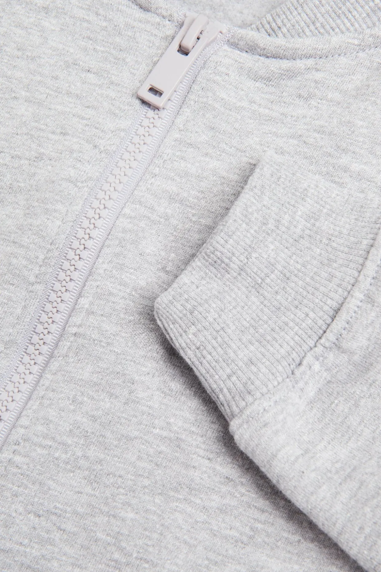 Sweatshirt med glidelås