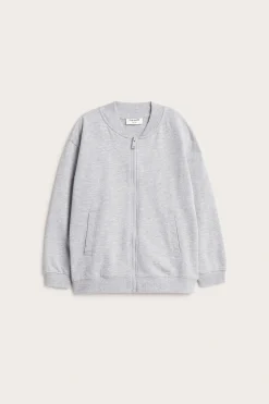Sweatshirt med glidelås