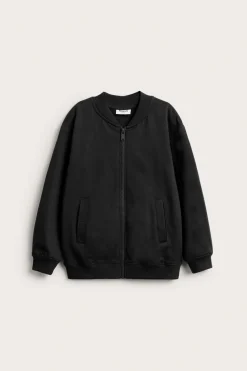 Sweatshirt med glidelås