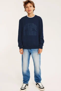 Sweatshirt med teksttrykk