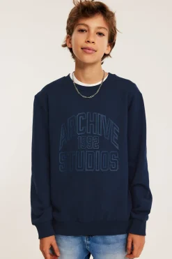 Sweatshirt med teksttrykk