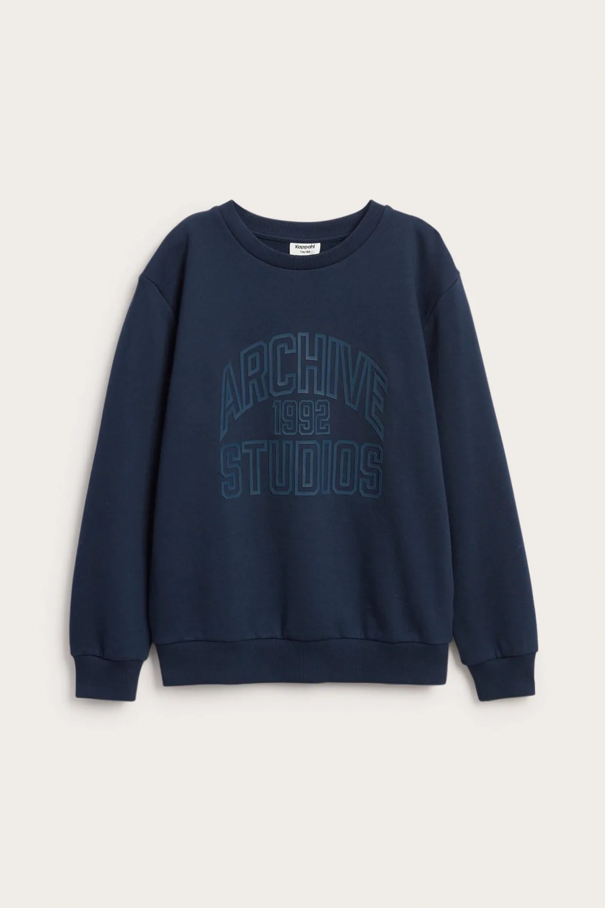 Sweatshirt med teksttrykk
