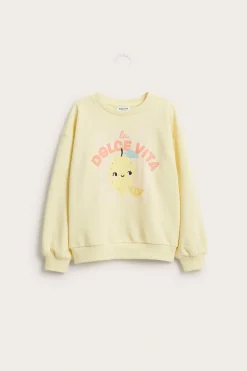 Sweatshirt med trykk