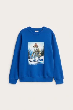 Sweatshirt med trykk