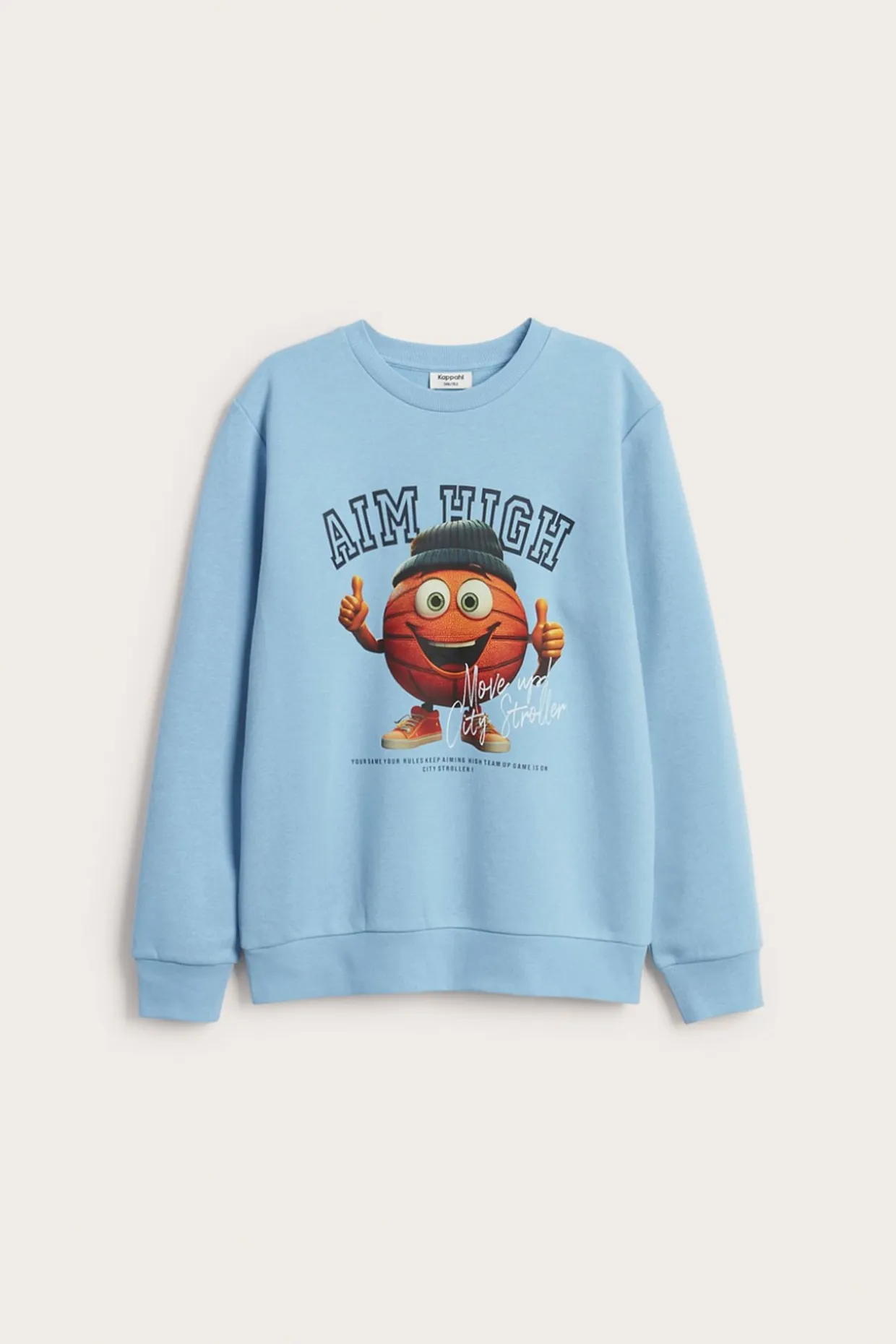 Sweatshirt med trykk