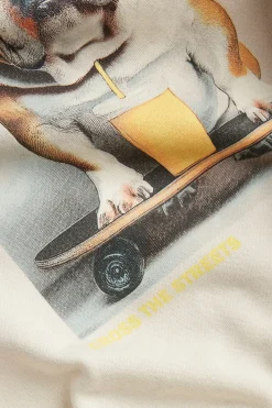 Sweatshirt med trykk