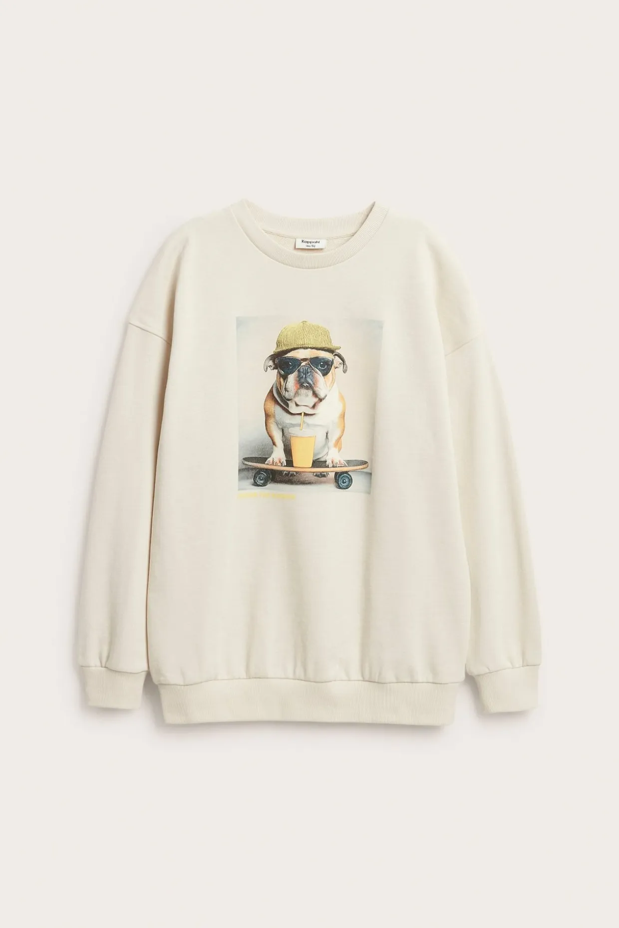 Sweatshirt med trykk