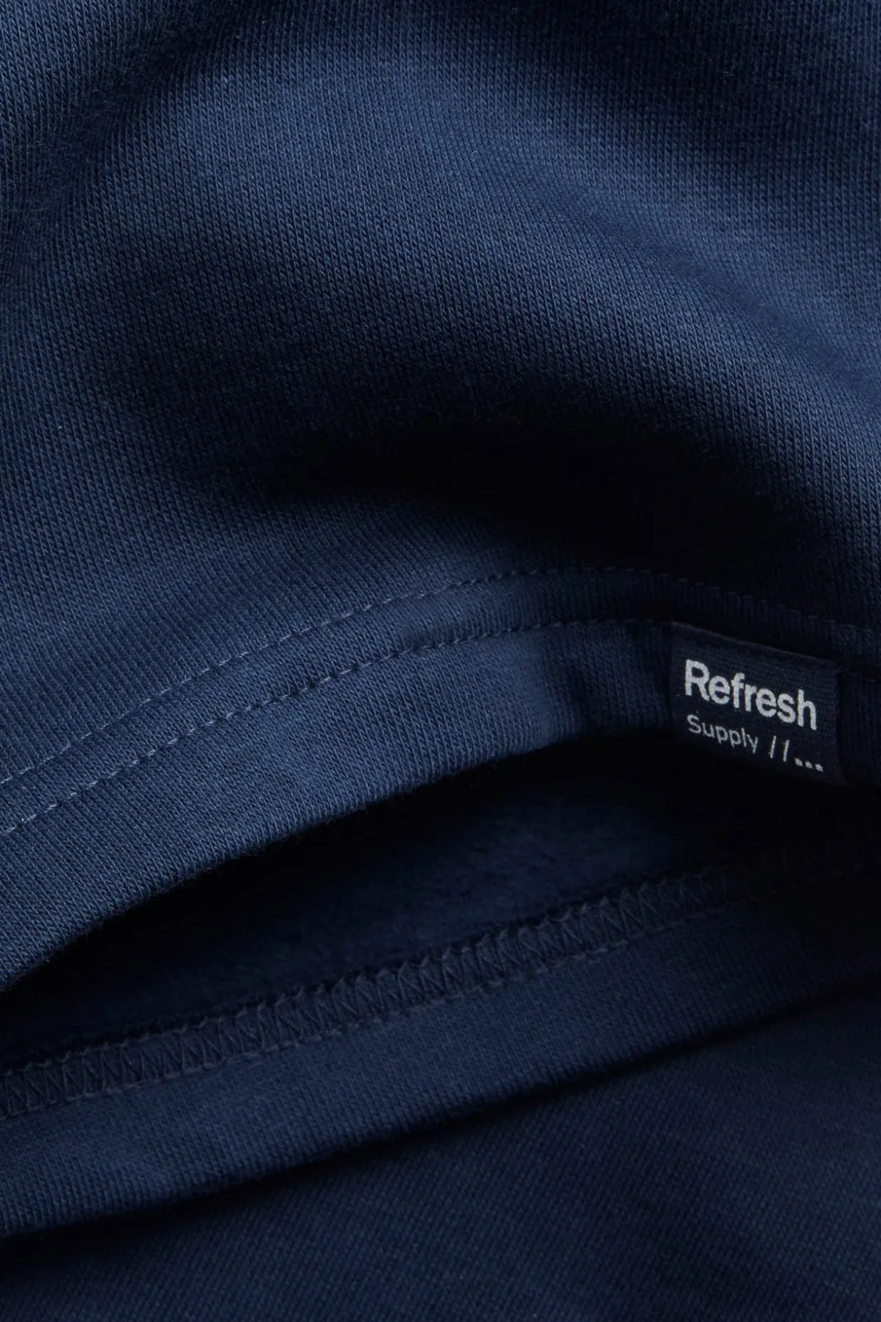 Sweatshorts i bomullstrikot