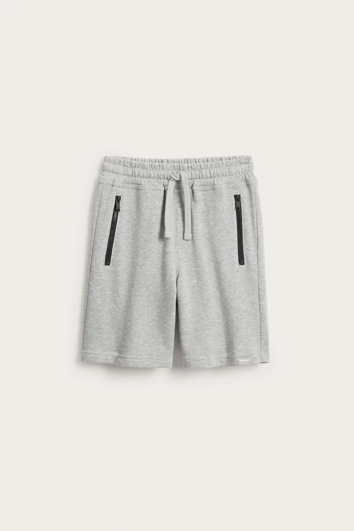 Sweatshorts i bomullstrikot