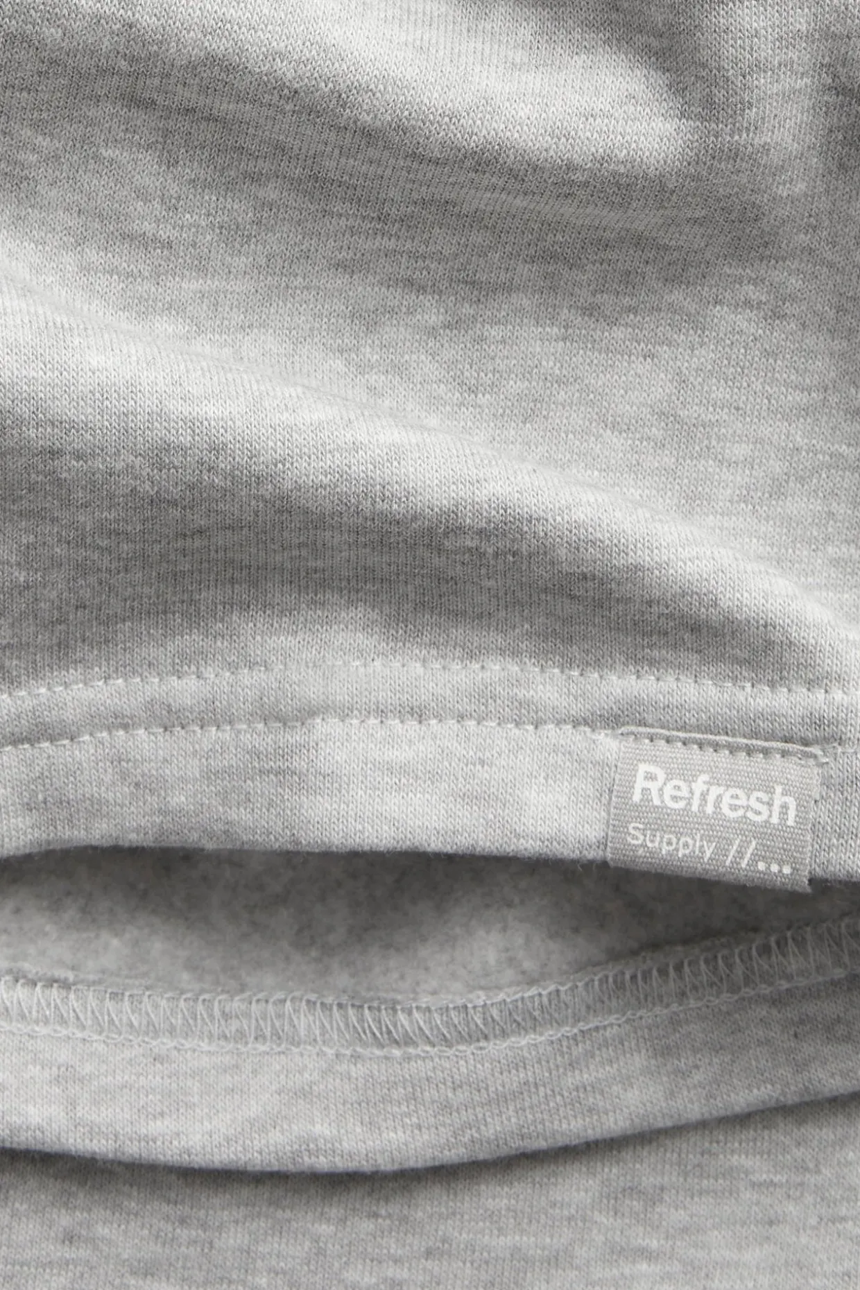Sweatshorts i bomullstrikot