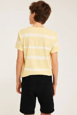 Sweatshorts i bomullstrikot