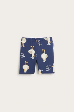 Sykkelshorts med måker