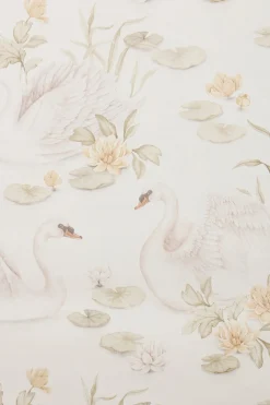 Tapet Lily Swan | Hvit | Baby | Newbie