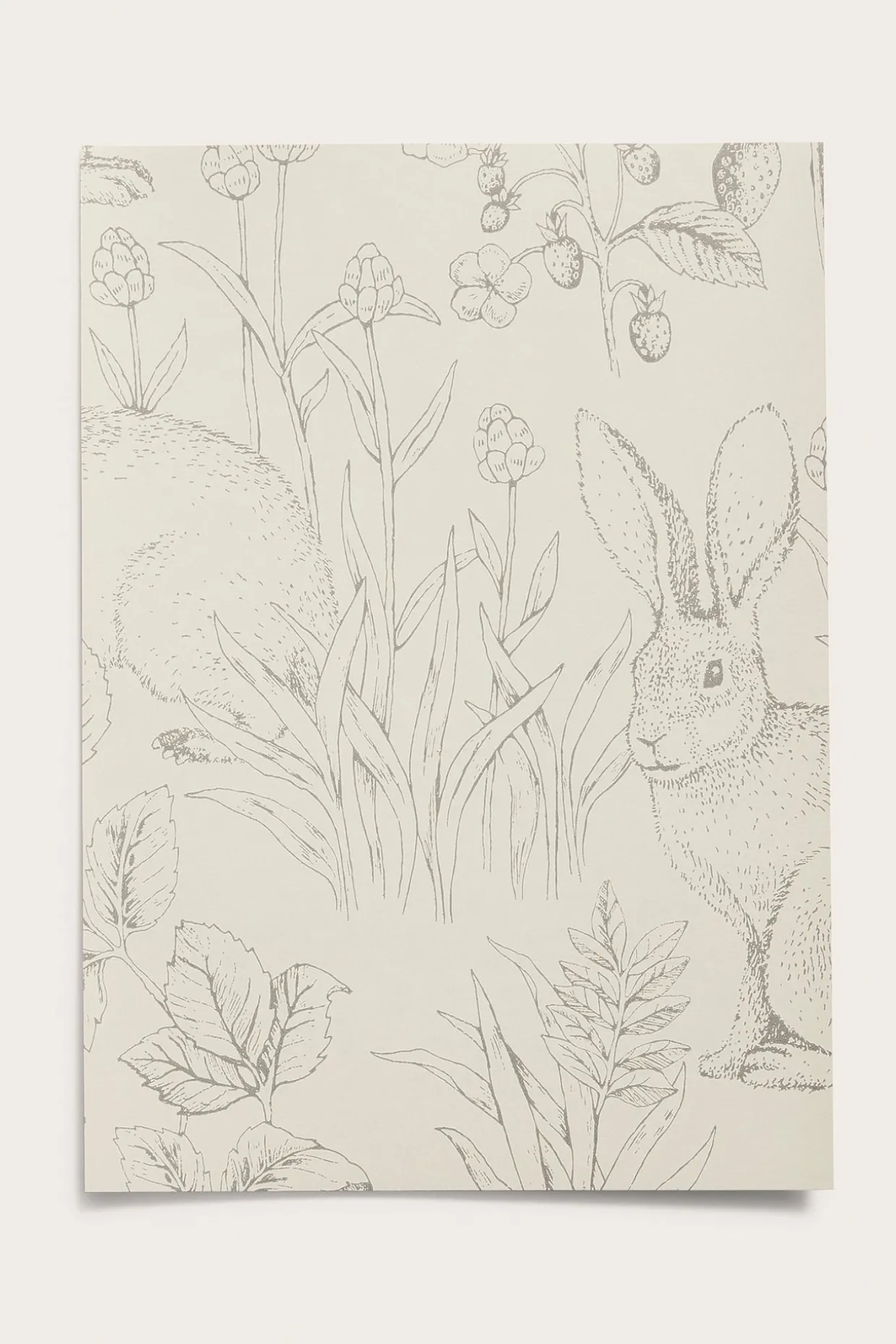 Tapetprøve Forest Friends