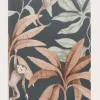 Tapetprøve Jungle Friends | Mørkeblå | Baby | Newbie