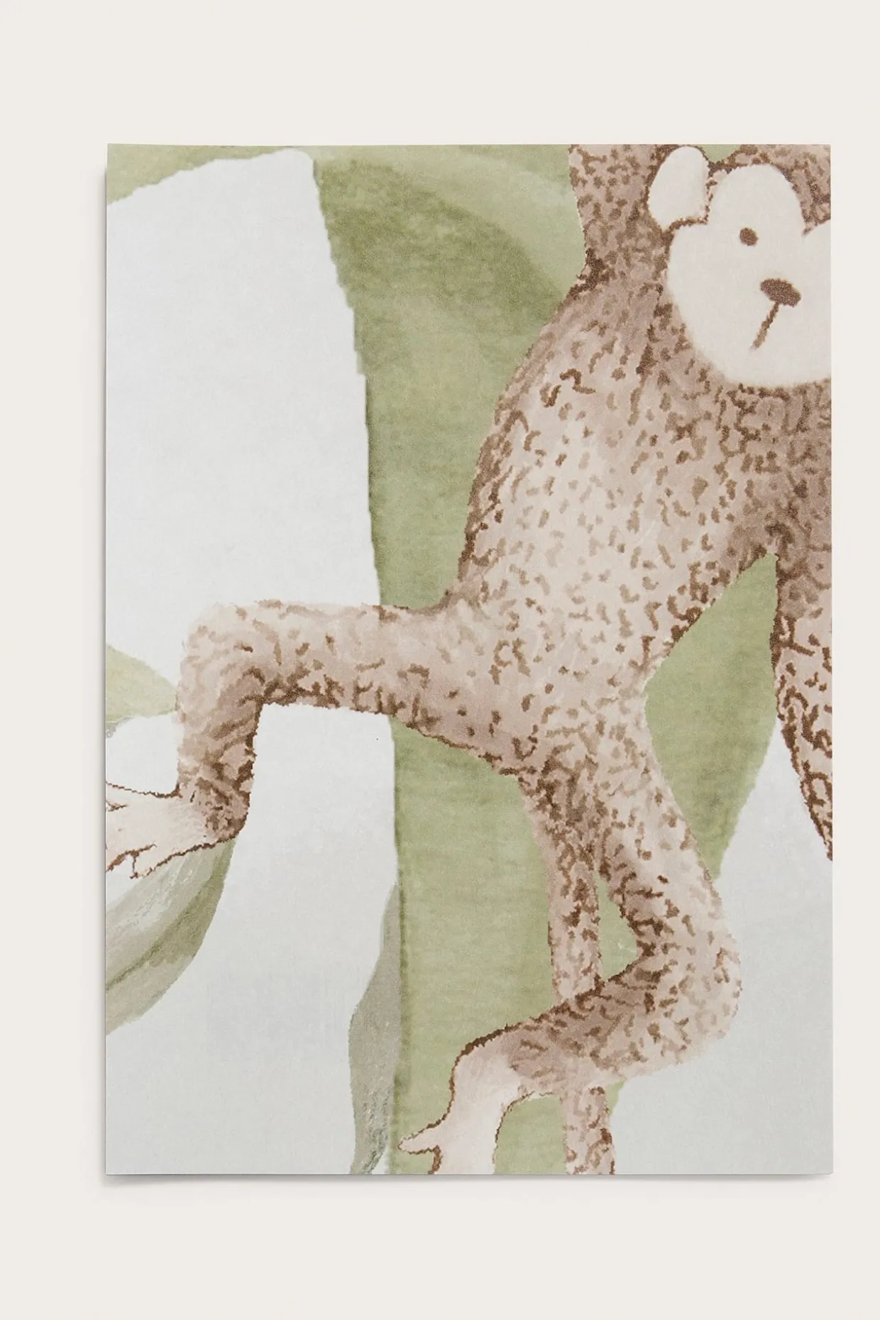 Tapetprøve Wild Jungle – Mural | Lysegrønn | Baby | Newbie