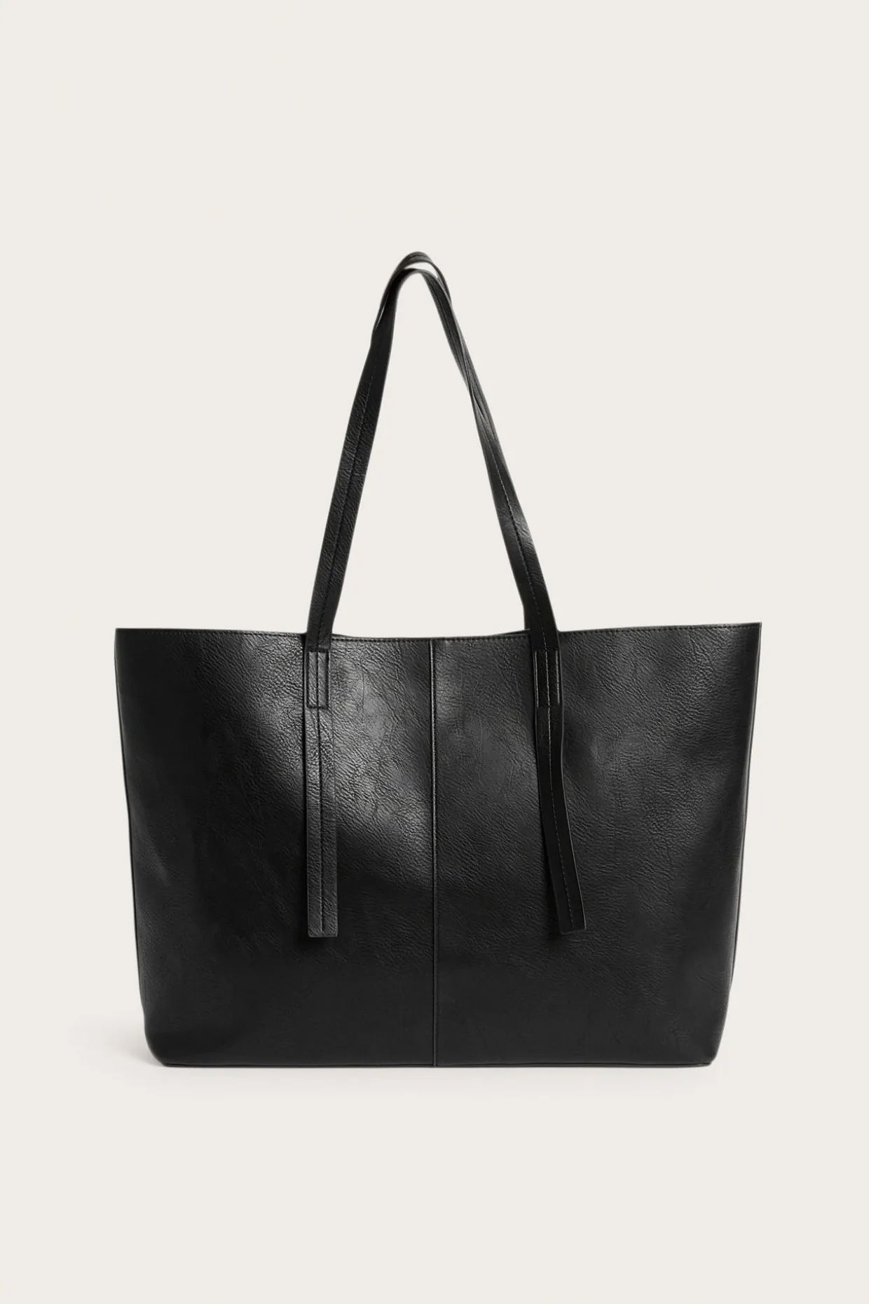Totebag i kunstlær