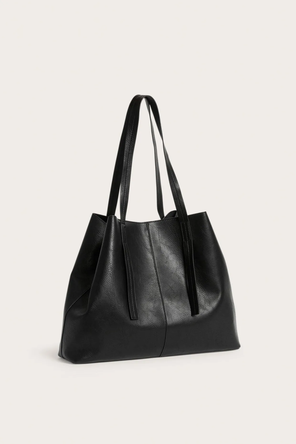 Totebag i kunstlær