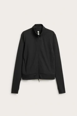 Treningsjakke i myk stretchjersey