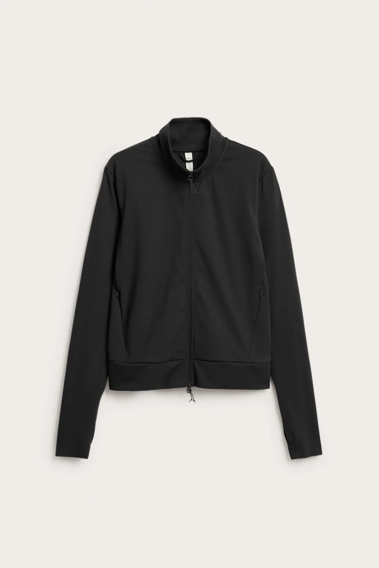 Treningsjakke i myk stretchjersey