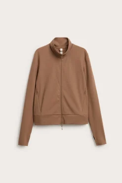 Treningsjakke i myk stretchjersey
