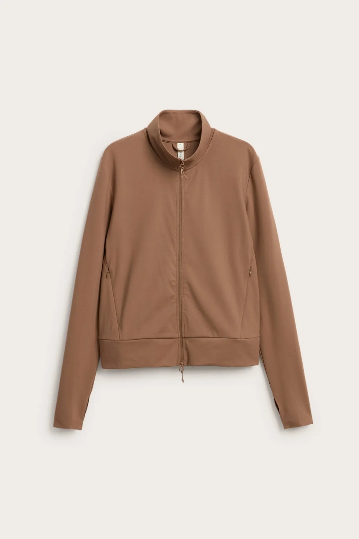 Treningsjakke i myk stretchjersey