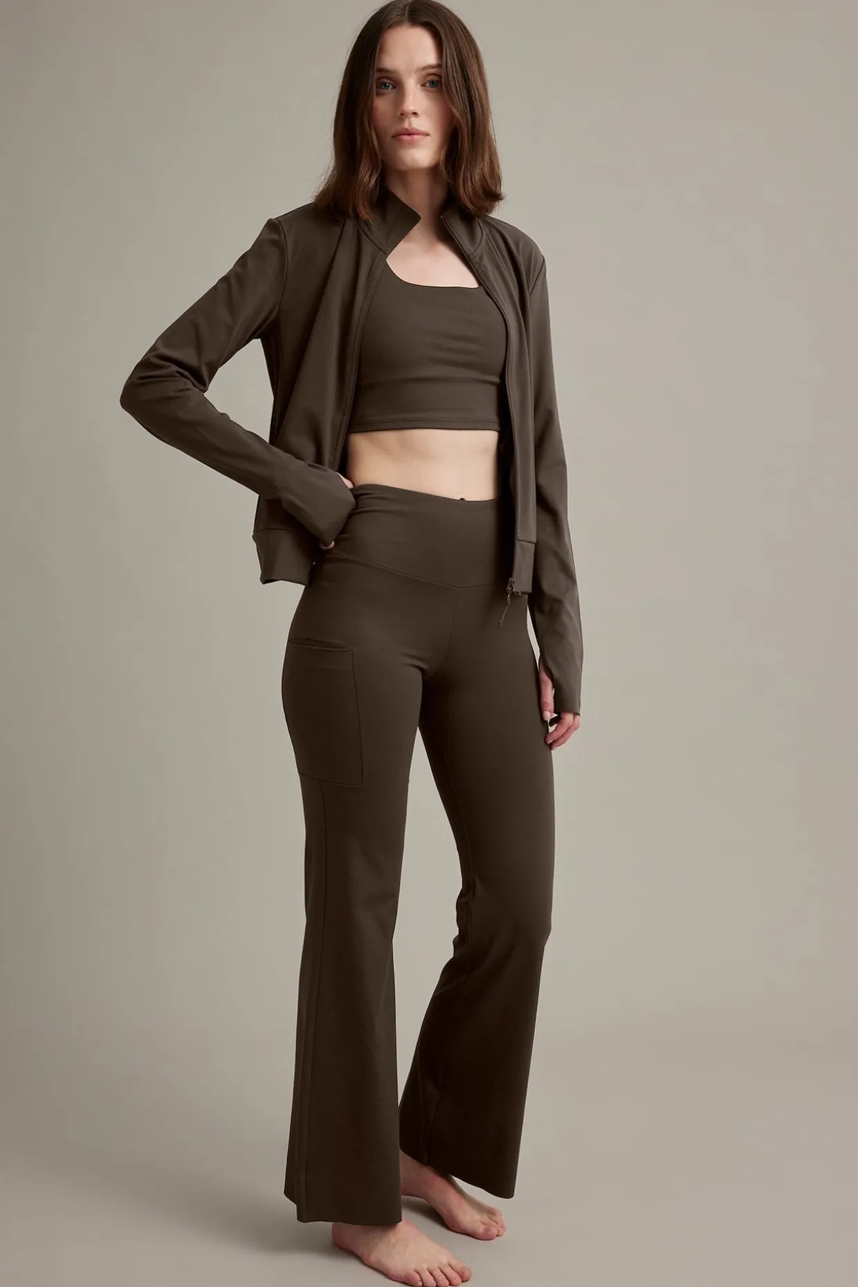 Treningstights bootcut