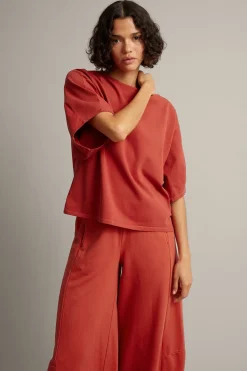 Trikotopp med knytebånd