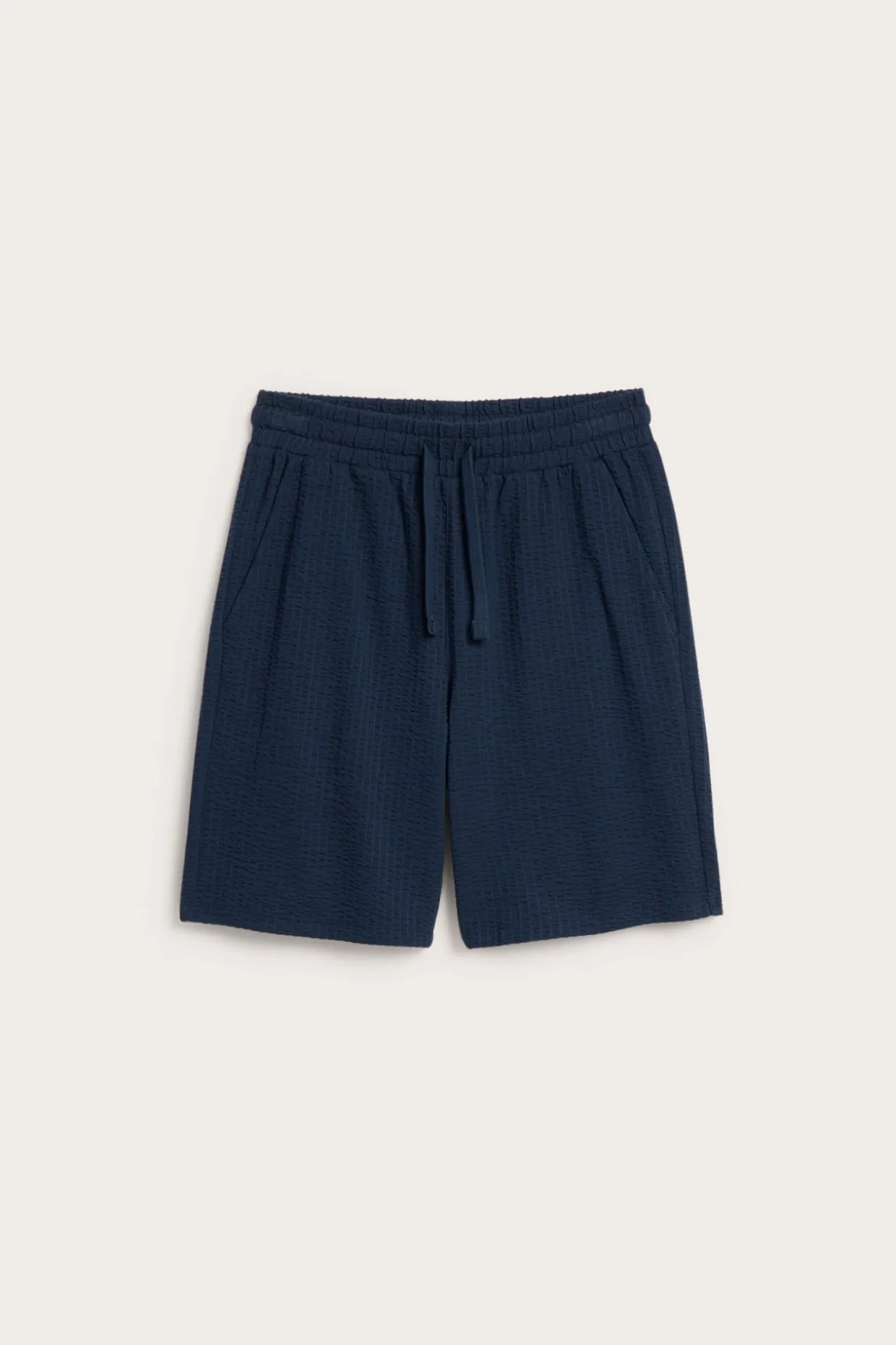 Trikotshorts i seersucker