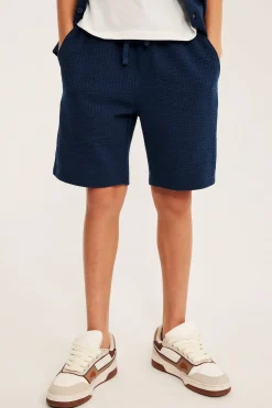 Trikotshorts i seersucker